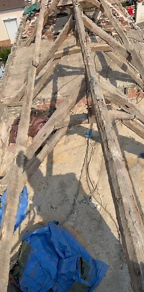 Toiture métallique - vue d'ensemble