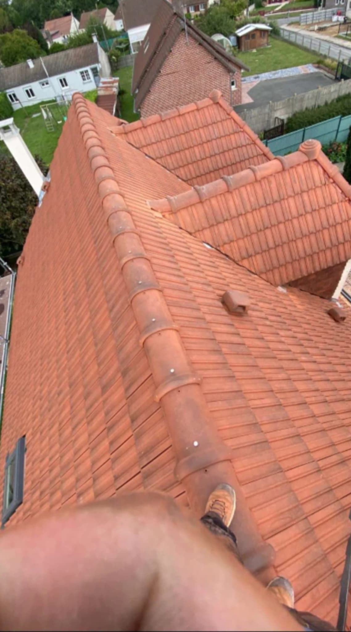 Toiture en tuiles traditionnelles