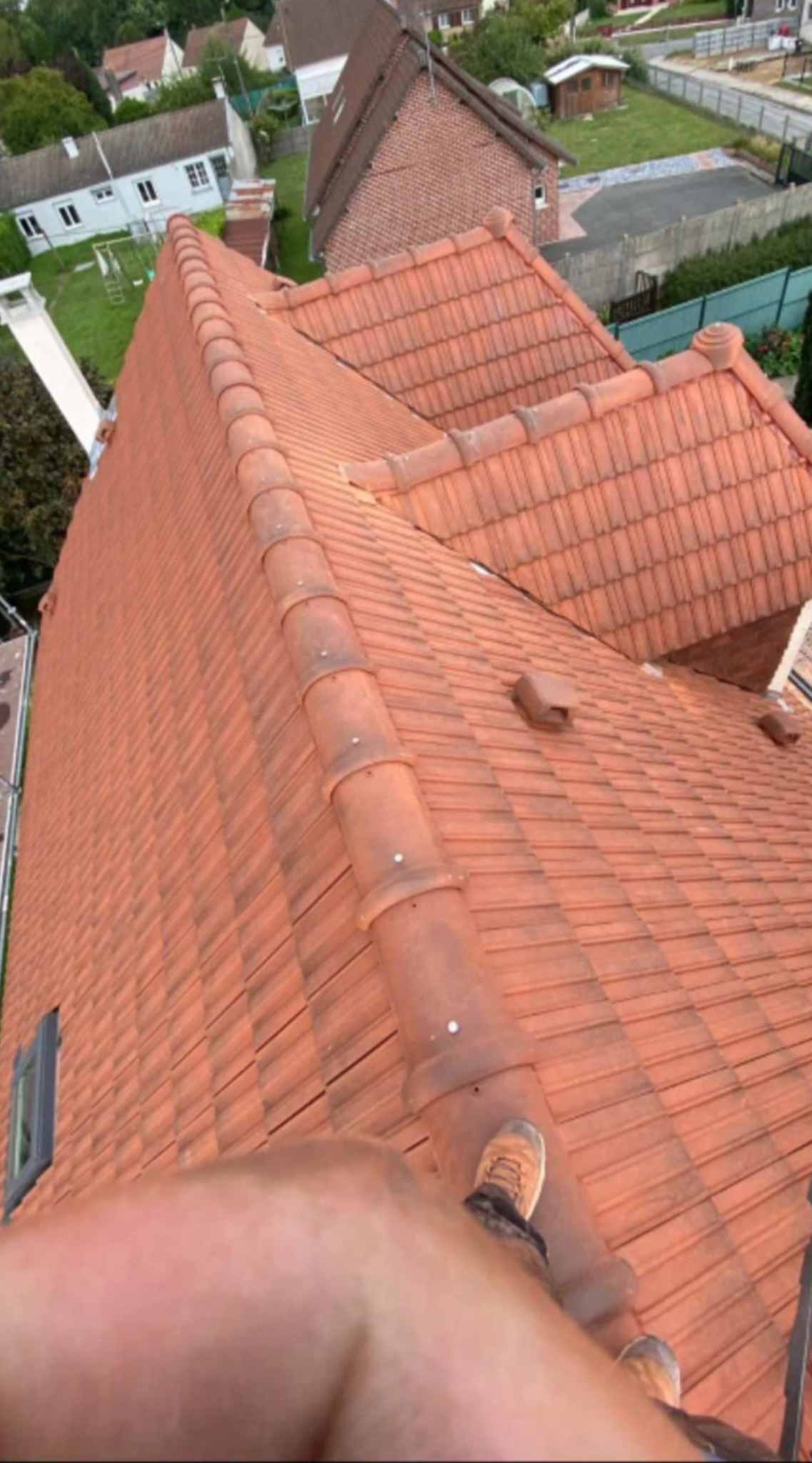 Toiture en tuiles traditionnelles